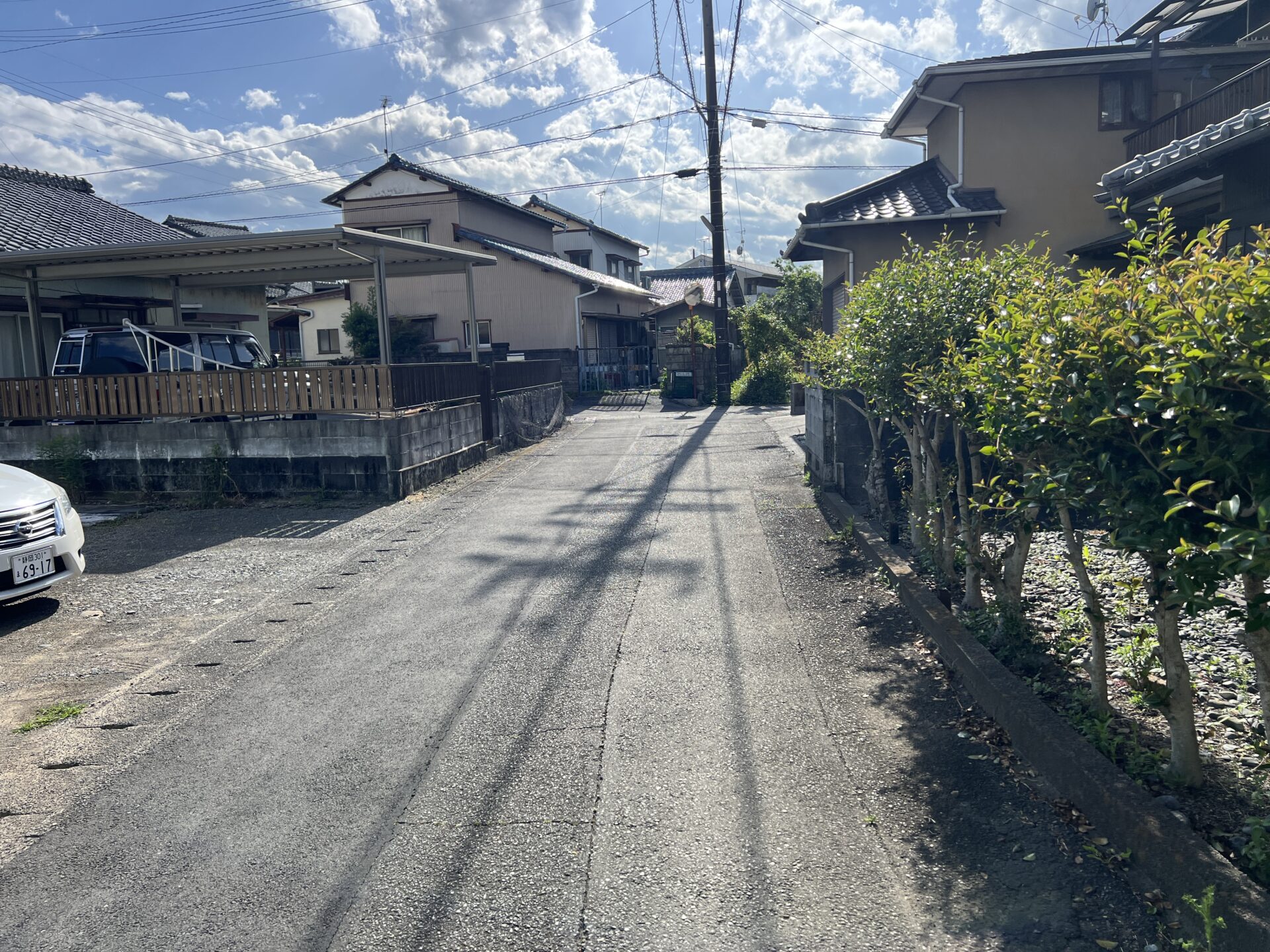 島田市中河町　売土地　76坪　南側接道