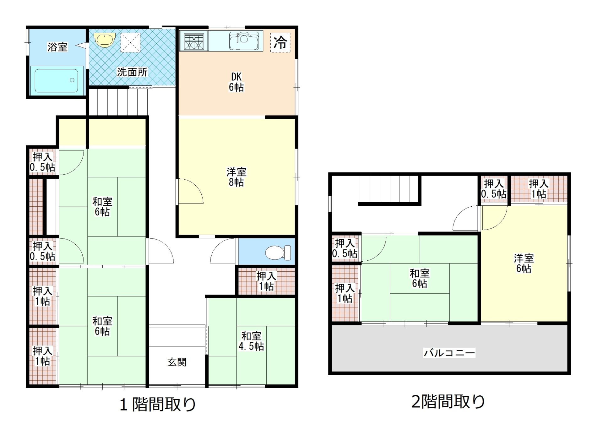 焼津市下小田　売住宅　敷地68坪　6DK