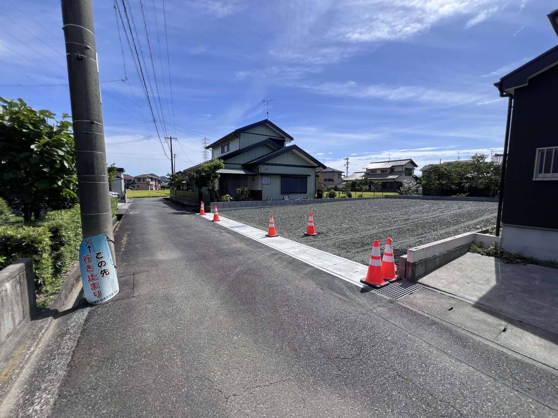 島田市中溝町　3区画分譲地　建築条件無