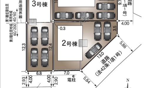焼津市中根　新築建売全３棟　黒石小学校区