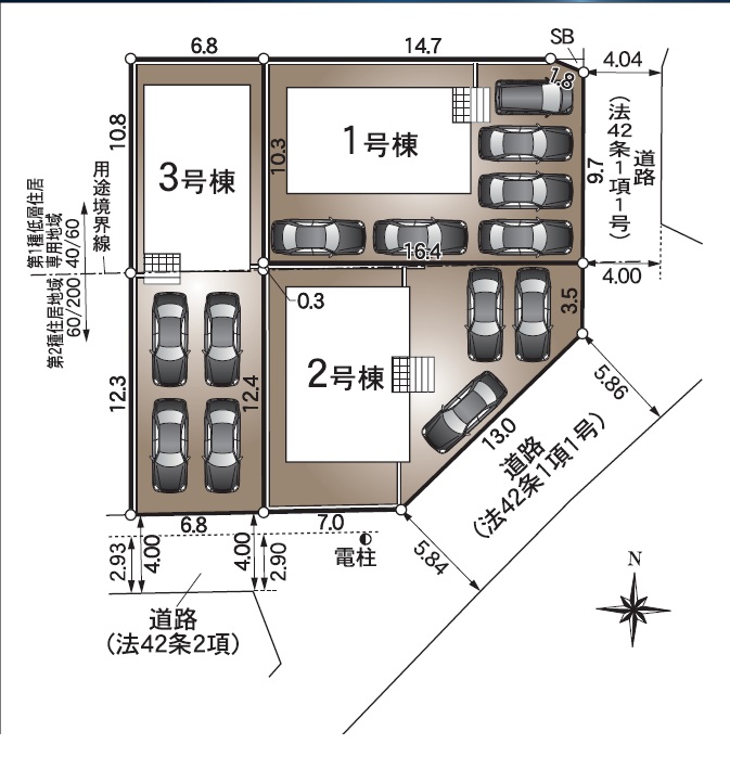 焼津市中根　新築建売全３棟　黒石小学校区
