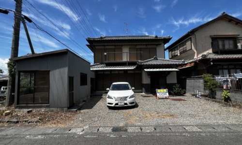 焼津市相川　大工が家族のために建てた我が家　家庭菜園　農地付