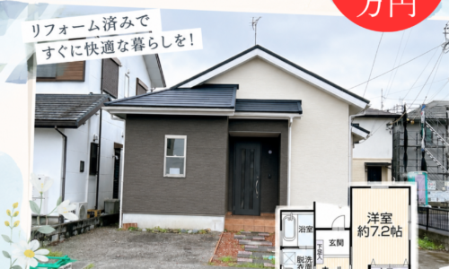 焼津市小土　平屋再生住宅　外壁・水回りリフォーム済み